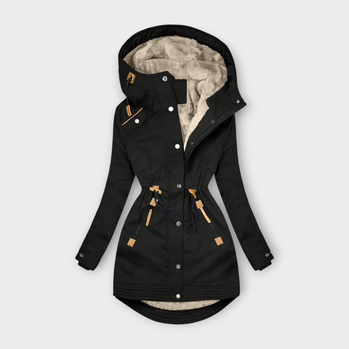 Georgia women's fur-lined winter coat