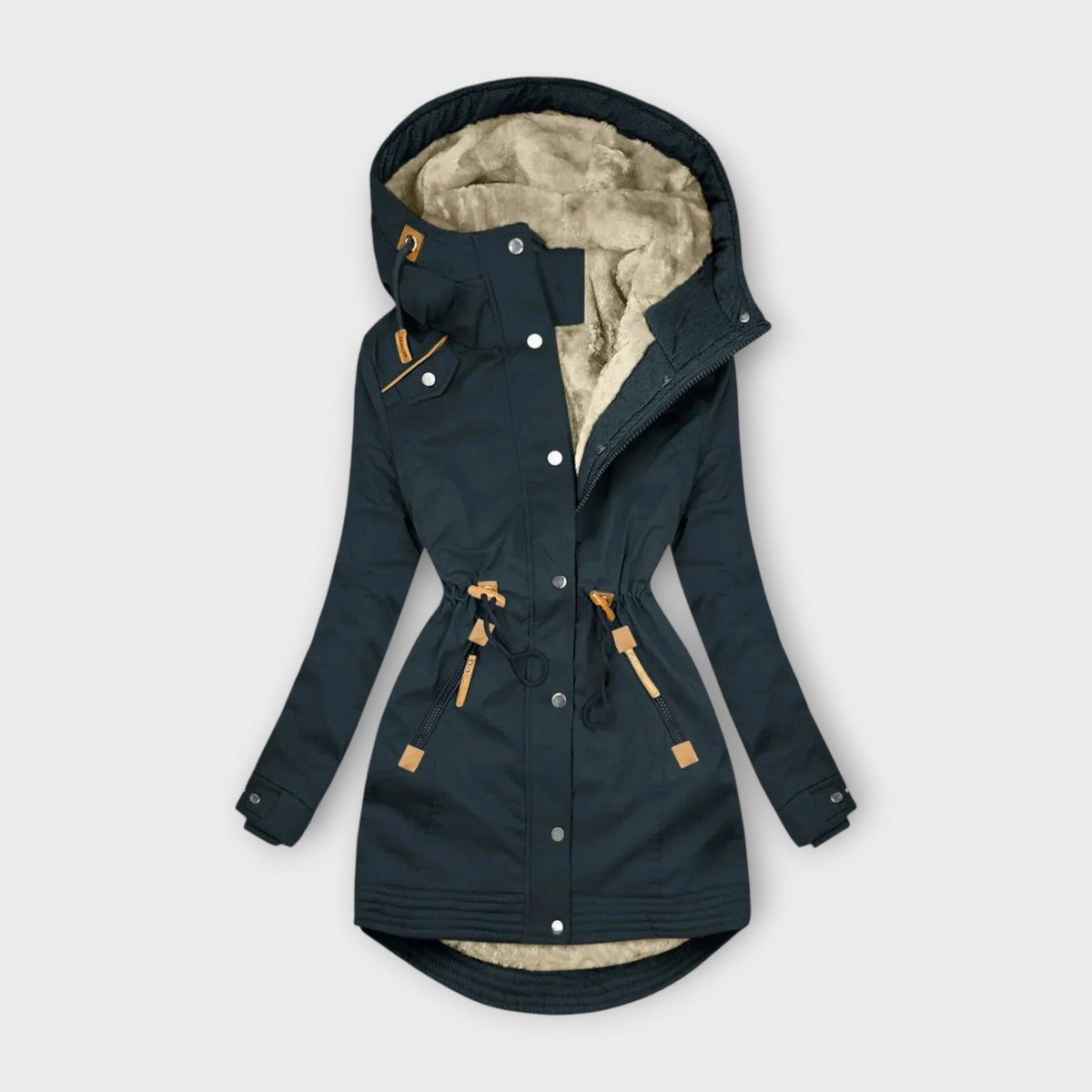 Georgia women's fur-lined winter coat