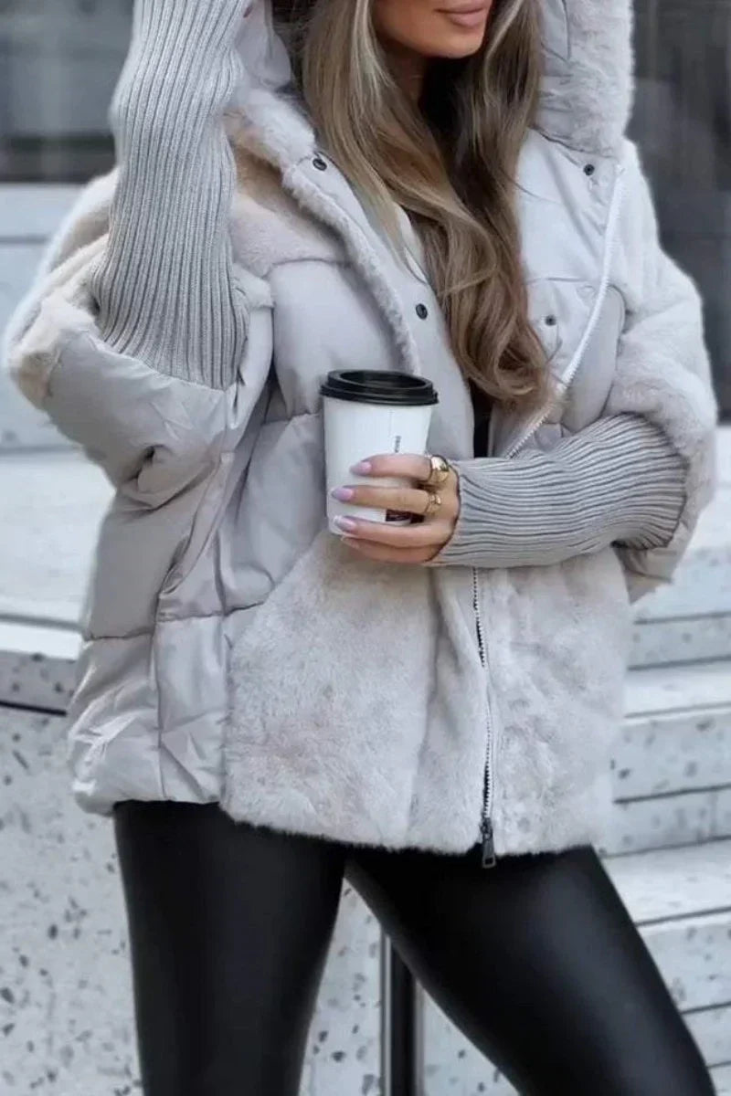 Olivia women's cozy hooded winter jacket