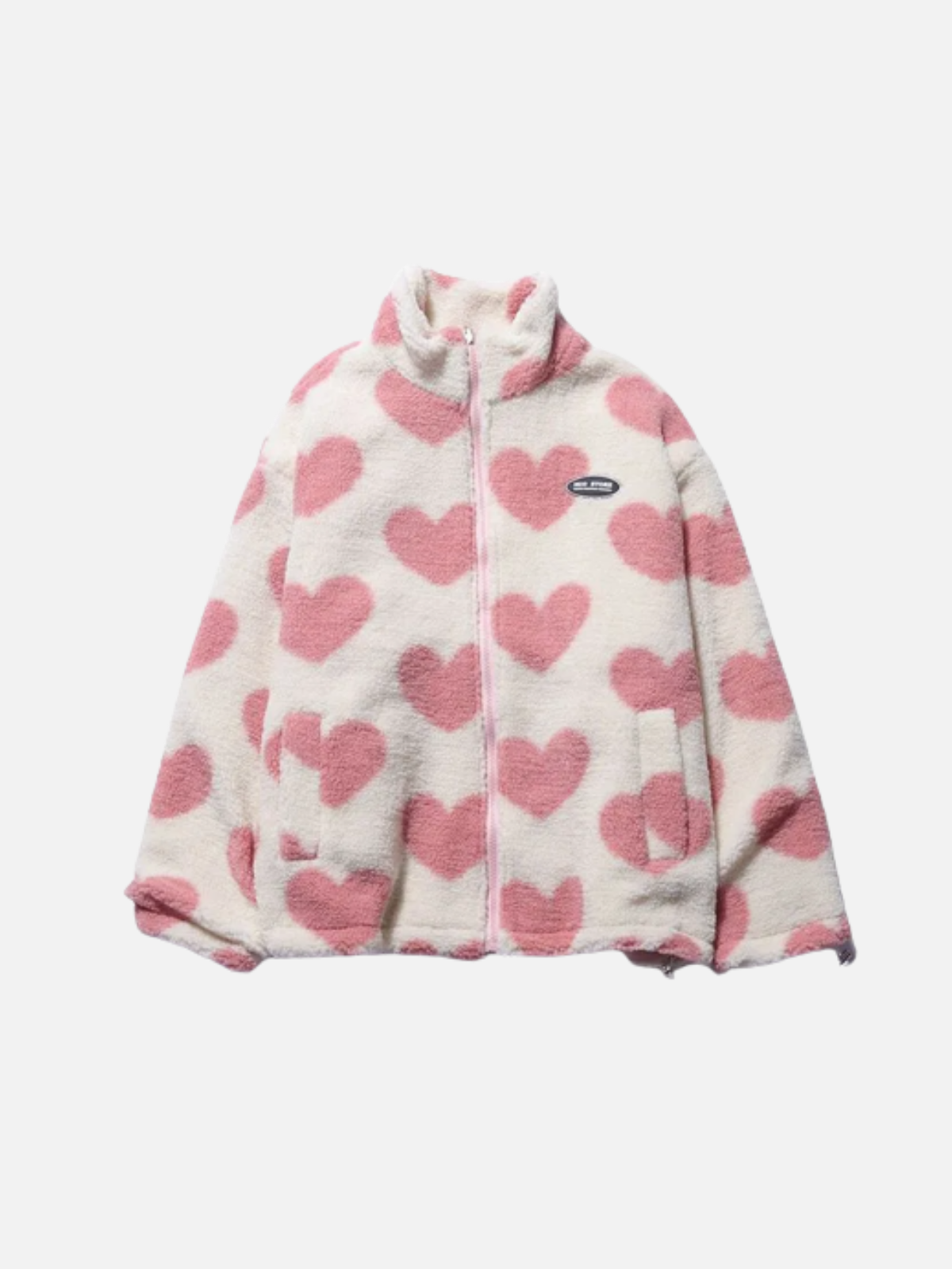 Women's double-sided heart coat