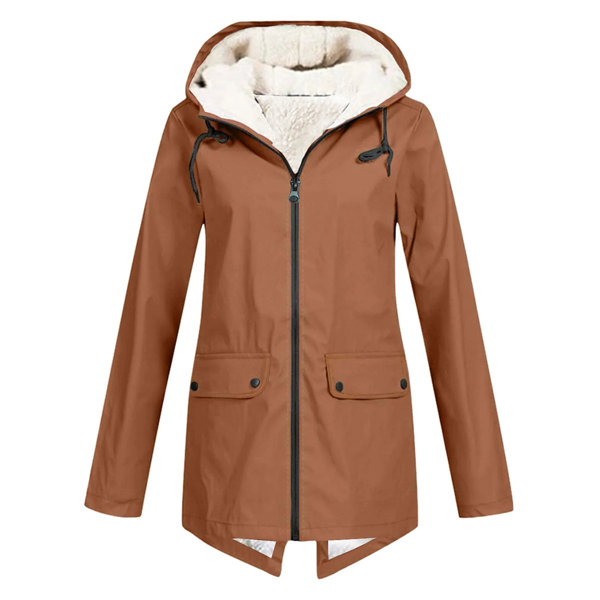 Viola women's wind and rain jacket with hood