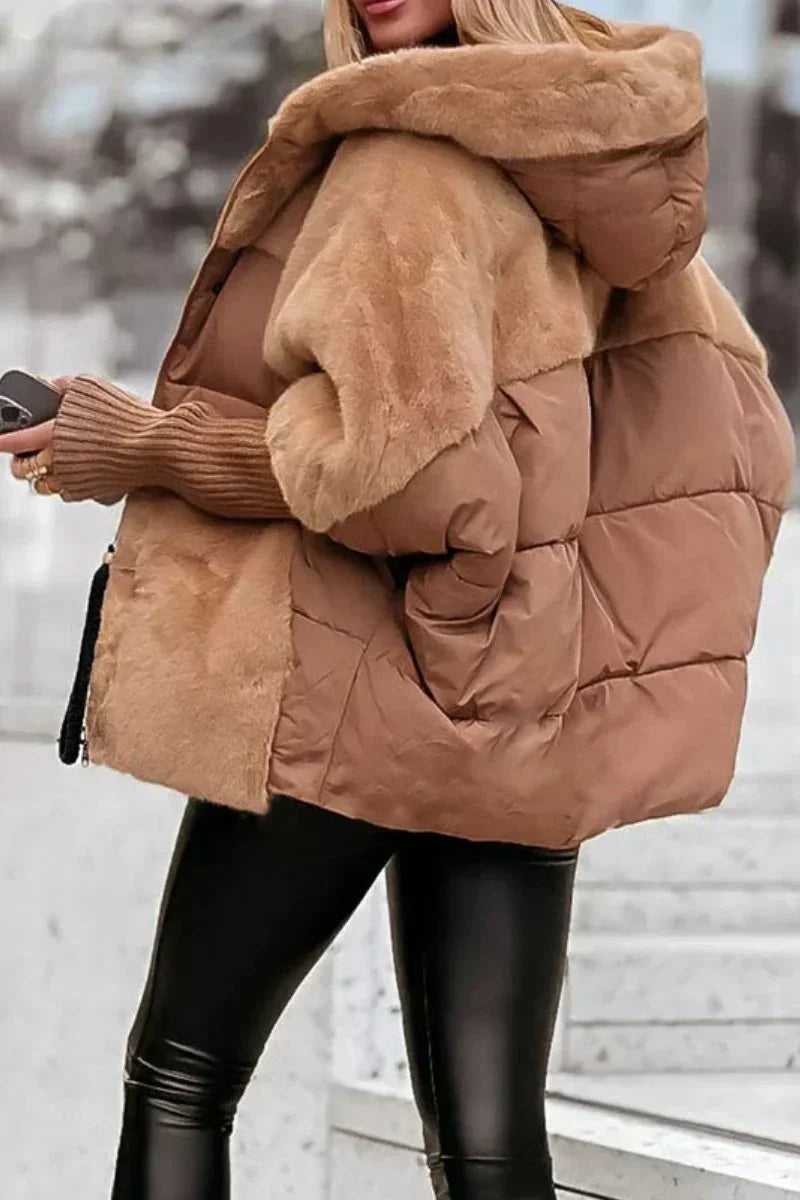 Olivia women's cozy hooded winter jacket