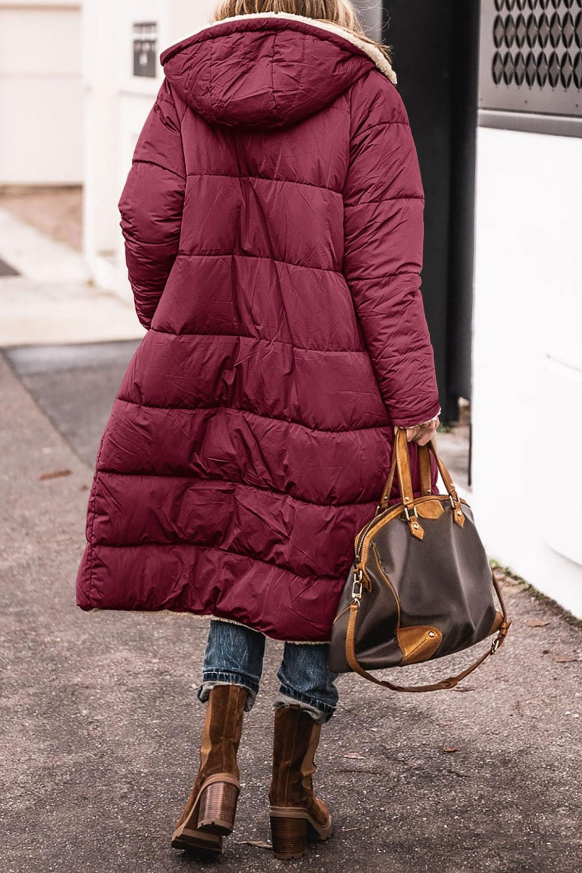 Elena women's reversible coat