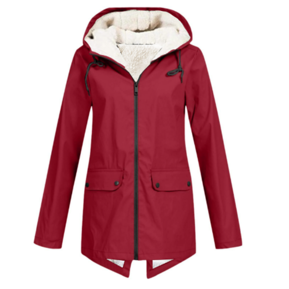 Viola women's wind and rain jacket with hood
