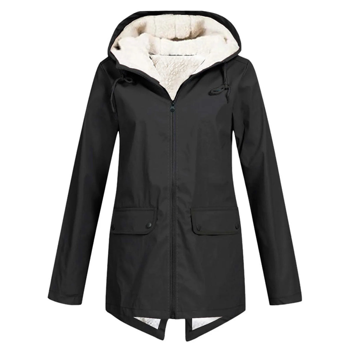 Viola women's wind and rain jacket with hood