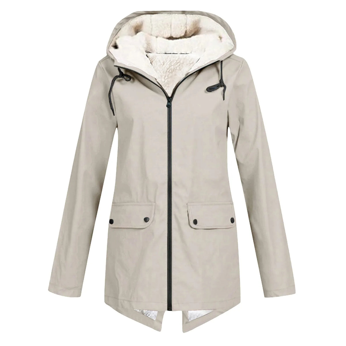 Viola women's wind and rain jacket with hood