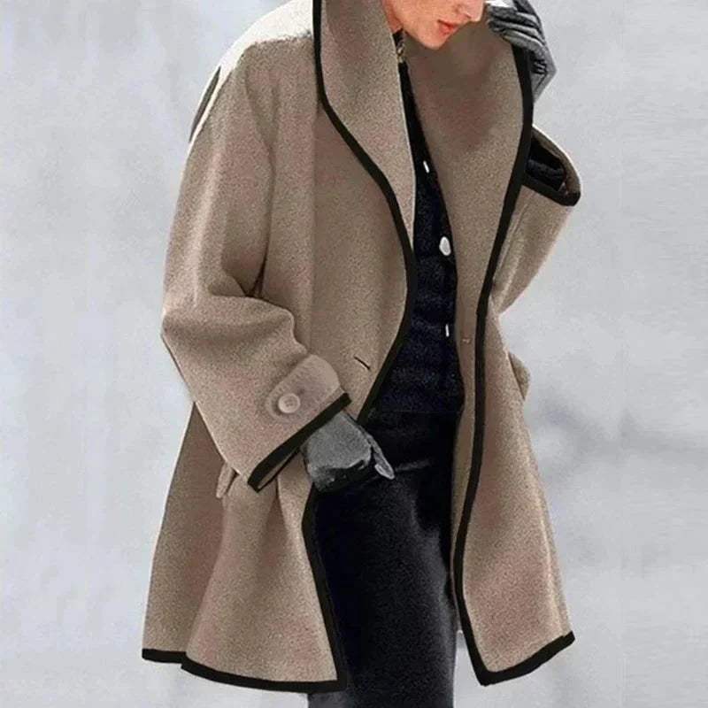 Maria women's double-breasted fleece jacket
