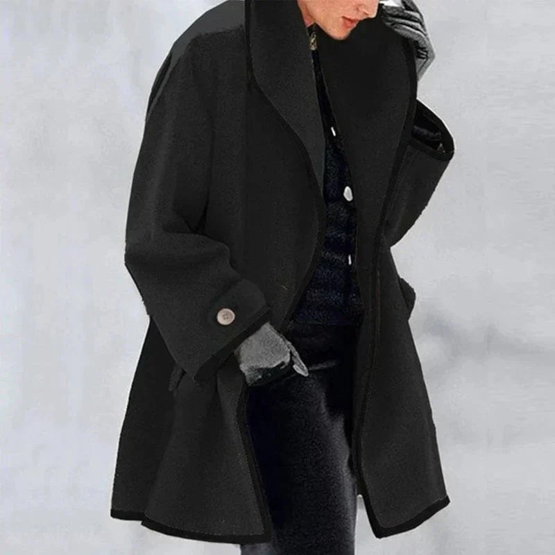Maria women's double-breasted fleece jacket